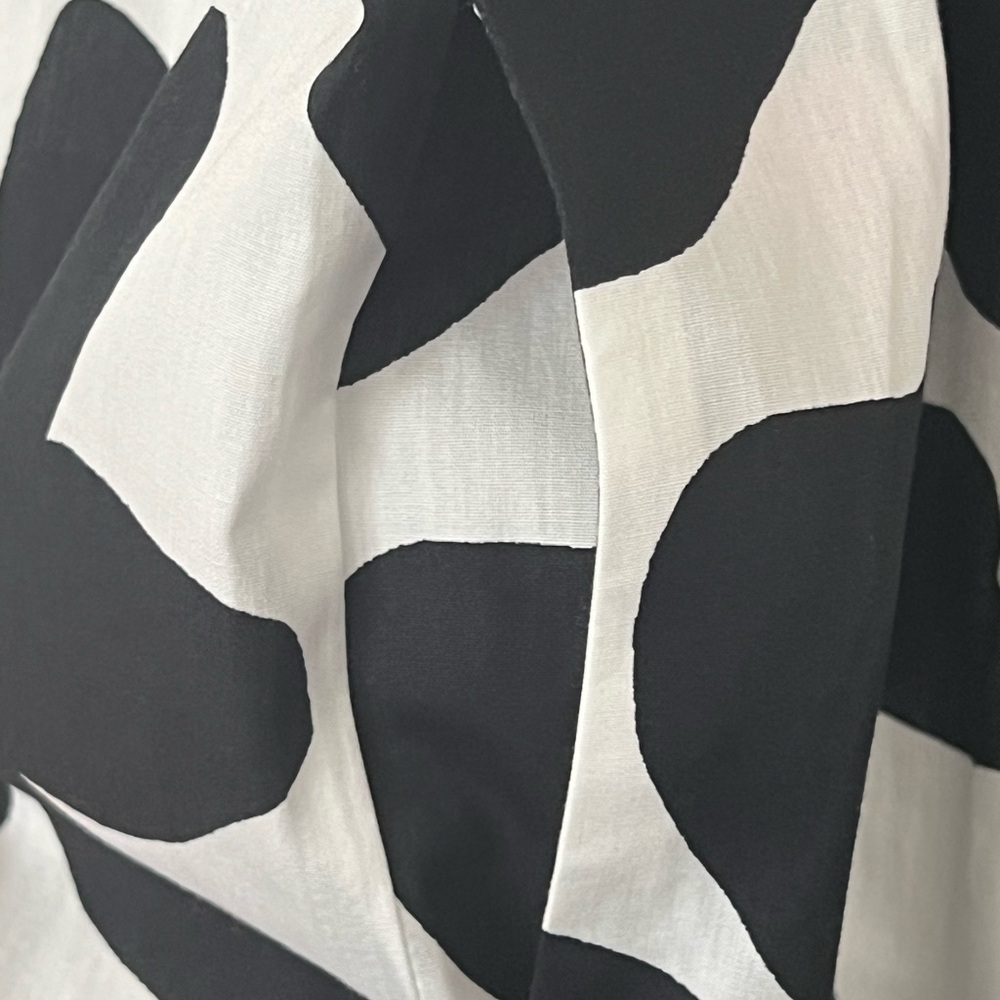 NWT Anthropologie Black and White “The Bettina” Floral Dress - Picture 5 of 11